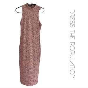 Dress the Population Pink Dress